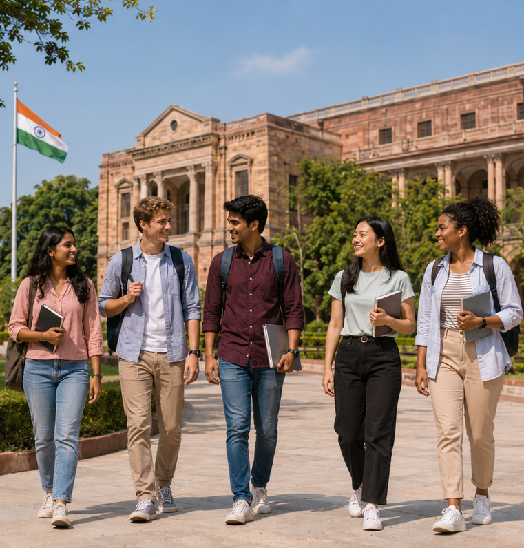 Indian students exploring university options in the USA